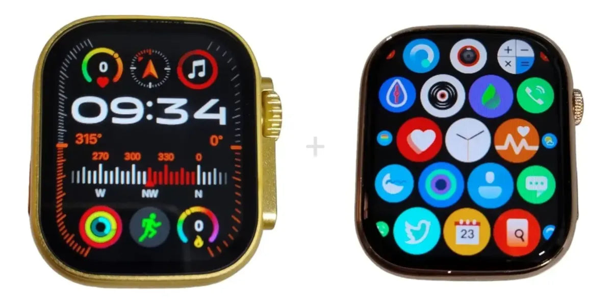 2 Relojes Inteligentes + 7 Manillas Set
